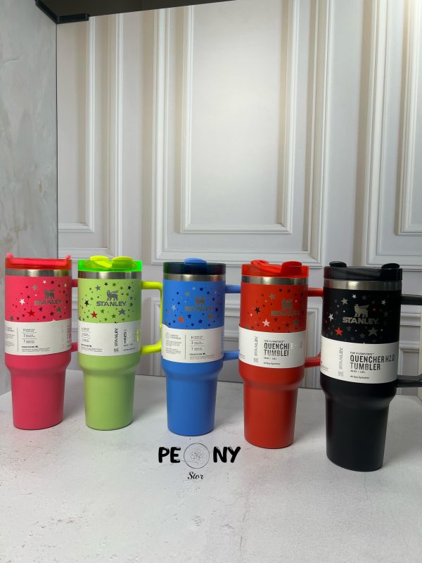 تراول ماگ TUMBLER استنلی طرح ستاره 1200 میل